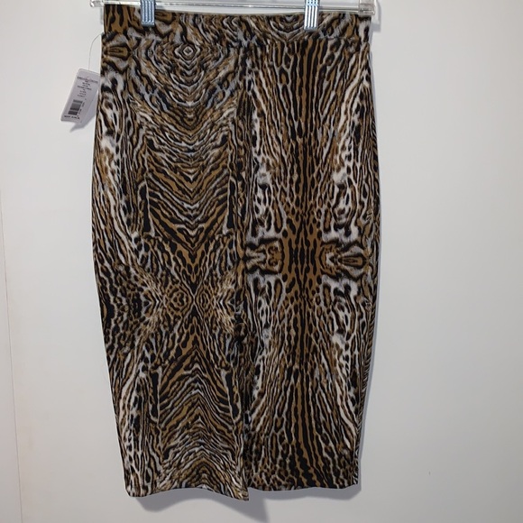 Romeo & Juliet Couture Size Medium Brown Combo Skirt. Style RJ33017. NWT - Picture 2 of 6